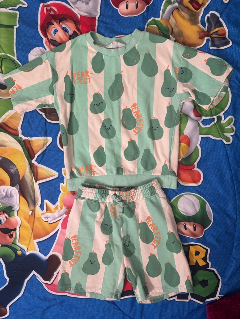 2/$25 Kids Mint & Cream Matching Set